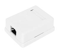 shenruifa Desktop Information Box 2pcs Shielded RJ45 8P8C CAT6 for Networks Wiring Surface Mounted Stylish Design