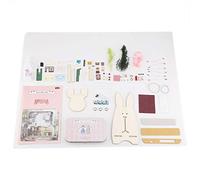 shenruifa DIY Miniature Handmade Box Dollhouse Retro Theme Mini Doll House (Happy Street Corner)