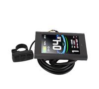 shenruifa Electric Bike LCD Display Meter with Color Screen for Real Time Data Monitoring for Cyclists 22.2mm Handlebar ABS Material