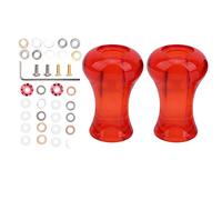 shenruifa Fishing Reel Handle Knob Red Durable Plastic Refit Knobs for Easy Fishing Modifications 27.5mm Pack of 2