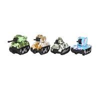 shenruifa Kid Fun Pull Back Tanks, 4pcs Alloy Tank Model Pull Back Highly Simulation Tank Model Decoration Toy Gift, Toys for Kids (armored camouflage tank)