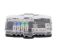 shenruifa Multi-Functional Fuse Box with LED Indicator for Car Boat RV UTV and ATV Power Distribution 4 Way Plastic 1 Unit