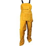 shenruifa Professional Welding Apron Leather Welder Clothes Carpenter Blacksmith Garden Worker Britches Trousers Cloths (yellow)