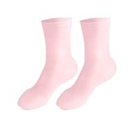 Shenruifa Silicone Socks Aloe Socks Non Slip Moisturizing Socks Silicone Gel Heel Socks for Dry Cracking Skin (M)
