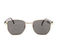 shenruifa Smart AI Glasses with Multifunctional Real Time Translation Smart Sunglasses Support for Meeting Travel Studying (Gold)