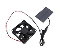 shenruifa Solar Panel Fan Kit, Solar Panel Kit High Conversion Efficiency Polycrystalline Silicon Easy Installation 0.8W 4V Professional for Doghouse for Greenhouse