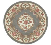 Origin 'Shensi' Rug in Grey | Size: 120 cm diameter Origin Grey 120 cm diameter