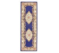 Shensi Navy Medallion Rug - 67X210 cm