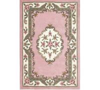 Shensi Pink Medallion Rug - 75X150 cm
