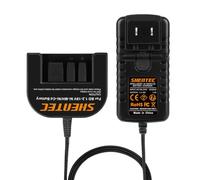 Shentec 1.2V-18V Battery Charger Compatible with Black and Decker 7.2V 9.6V 12V 14.4V 18V Ni-MH/Ni-Cd Slide Style Batteries(Ni-MH/Ni-Cd)