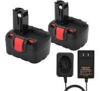 Shentec 14.4 V 4.5 Ah Ni-MH Battery + Charger for Bosch 2607335275 2607335533 2607335534 2607335711 2607335465 2607335685 2607335685 26073335711 5678 BAT038 BAT040 BAT041 BAT140