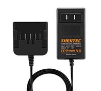Shentec 18V/1.5A Lithium Battery Charger UC18YSL3SM Compatible with 18V Metabo 333353M 339782M 338890M 371751M 6.25457.00 6.25459 6.25468 6.25469.00 6.25499.00 6.25527 Lithium-Ion Slide Style Battery