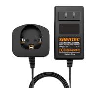Shentec 18V Lithium Battery Charger p117 p118 p118b Compatible with Ryobi 18V Lithium Battery P102 P103 P104 P105 P106 P107 P108 P109 BPL-1815 BPL-1820G BPL18151 BPL1820 (Not for Ni-MH/Ni-Cd Battery)