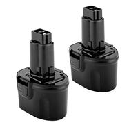 Shentec 2 Pack 3000mAh 7.2V Battery Compatible with Dewalt DW9057 DE9057 DE9085 DW920K DW920K2 DW925K DW925K2 DW968K, 7.2V Ni-MH Battery