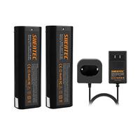 Shentec 2 Pack 4.0Ah 6V Ni-Mh Battery Compatible with Paslode 404717 B20544E BCPAS-404717 404400 900400 900420 900600 901000 902000 B20720 CF-325 IM200 F18 IM250 IM250A (Battery Charger Included)