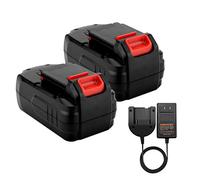 Shentec 2 Pack Ni-MH 4.5Ah 18V Replacement Battery Compatible with Porter-Cable PC18B PCC489N PCMVC PCXMVC (Ni-MH/Ni-Cd Battery Charger Include)
