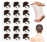 SHENYI Bun Hair Nets,70pcs Invisible Ballet Hair Nets Invisible Elastic Edge Mesh Reused Elastic Edge Mesh For Hair Ballet Gymnastics Bun Making Ballet Buns,Dance,Nurse (Coffee Brown)
