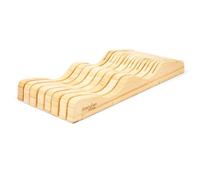 Shenzhen Knives X-Large in-Drawer Knife Block: 11 Slot Empty Wooden Knife Holder for Kitchen Drawers