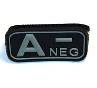 Shenzhen Maxton Science & Tech Embossed PVC Blood patch with Hook & Loop Backing: A NEG -