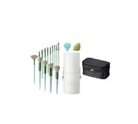 Sheonly 14 Pcs Professional Makeup Brush Set With Waterproof Travel Makeup Bag Multi One Size