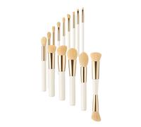 Sheonly 14 Pcs Professional Portable Makeup Brushes Set In Gold Gold One Size