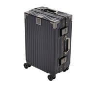 SHEONLY 2-Piece Hard Shell Travel Suitcases Luggage Set in Black SHEONLY Black