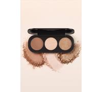Sheonly 3-In-1 Blush Contour Highlighter Makeup Palette In Brown Brown