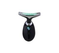 Sheonly 3-In-1 Face & Neck Sculpting Tool With Tri-Light Therapy In Black Black