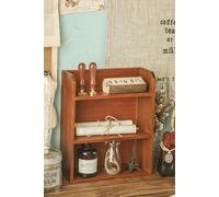 SHEONLY 3-Tier Retro Tabletop Wooden Storage Rack