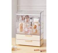SHEONLY 3-Tier Transparent Cosmetics Storage Organizer with 2 Drawers SHEONLY Multicolor