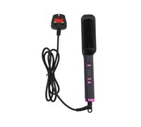 SHEONLY 30W Adjustable Temperature Hair Straightener Brush in Black SHEONLY Black