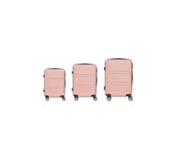 SHEONLY 3PCS Travel Suitcase Set in Pink SHEONLY Pink