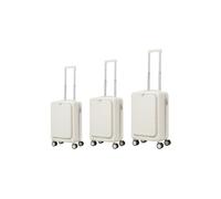 SHEONLY 3PCS Travel Suitcase Set in White SHEONLY White