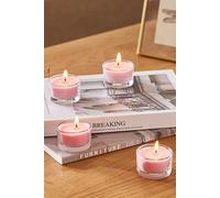 SHEONLY 6Pcs Pink Vegetable Wax Scented Candle Set, Floral SHEONLY Pink