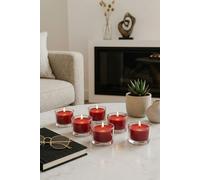 SHEONLY 6Pcs Red Vegetable Wax Scented Candle Set, Fruity SHEONLY Red