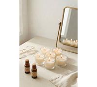 SHEONLY 6Pcs White Vegetable Wax Scented Candle Set, Jasmine SHEONLY White