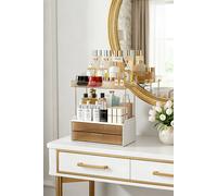 SHEONLY Desktop Makeup Storage Organiser with 2 Drawers SHEONLY Multicolor