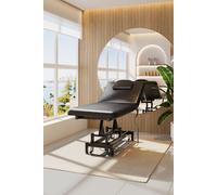 SHEONLY Electric Adjustable Reclining Tattoo Chair - Portable Salon Spa Bed in Black SHEONLY Black