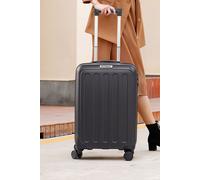 SHEONLY Hardside Carry-on Suitcase Lightweight with Spinner Wheels in Black SHEONLY Black