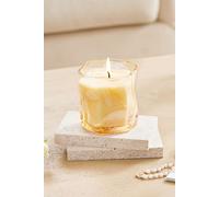 SHEONLY Lime & Citrus Soy Wax Scented Candle in Irregular Curved Glass Cup in Orange SHEONLY Orange