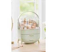 Sheonly Multi-Function Make Up Case Dustproof Cosmetic Storage Box Organizer Skin Care Products Jewelry Organizer In Green Green