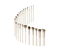 Sheonly Set Of 22 Makeup Brushes Tool In Gold Gold