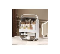 SHEONLY Tabletop Cosmetic Storage Organiser in White SHEONLY White