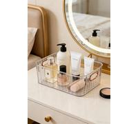 SHEONLY Transparent Desktop Storage Organiser in Clear SHEONLY Clear