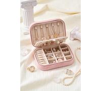 SHEONLY Women's Portable Multi-functional Jewellery Storage Box in Pink SHEONLY Pink