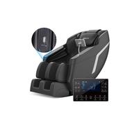 SHEONLY Zero Gravity Back Heated Full Body Massage Chair with Touch Screen in Black SHEONLY Black