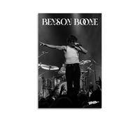 Sheozho Benson Boone Poster Singer Music Vintage Cover Music Posters for Room Aesthetic Canvas Wall Art Bedroom Decor12x18inch(30x45cm)
