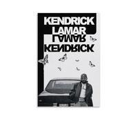 Sheozho Rapper Kendrick Lamar Poster Vintage Music Album Cover Music Posters for Room Aesthetic Canvas Wall Art Bedroom Decor12x18inch(30x45cm)
