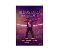 Sheozho Singer Bruno Mars Poster Music Album Cover Music Posters for Room Aesthetic Canvas Wall Art Bedroom Decor12x18inch(30x45cm)