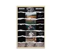 Sheozho Vintage Zach B-ryan Poster Music Album Collage Cover Music Posters for Room Aesthetic Canvas Wall Art Bedroom Decor12x18inch(30x45cm)